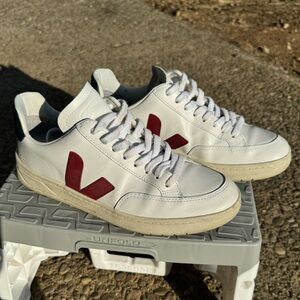 Veja V-12 Leather Sneakers